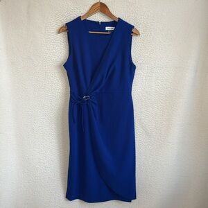 Calvin Klein Blue Sleeveless Dress